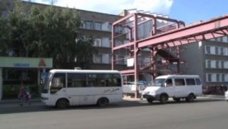 Надземный переход в Семее