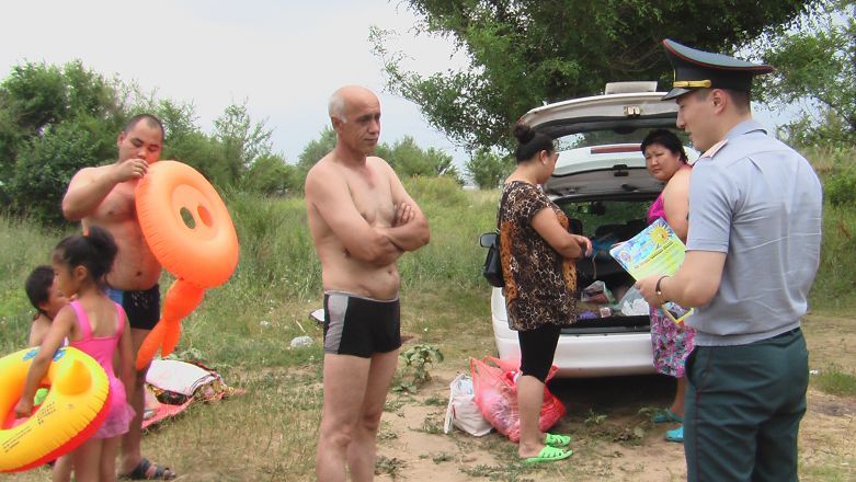 Рейд по воде в Семее