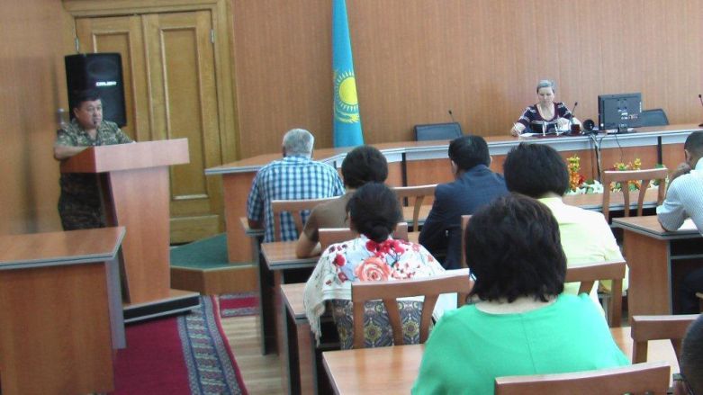 Заседание эвакуационной комиссии в Семее