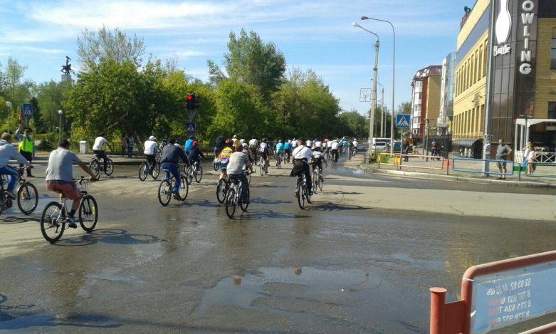 Велопробег в Семее
