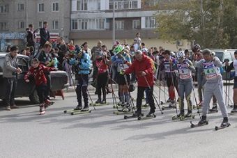 Чемпионат города по летним лыжным гонкам