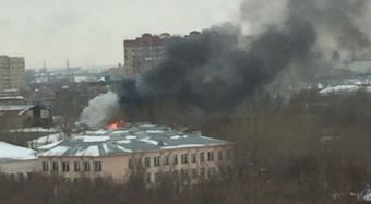Пожар в Астане