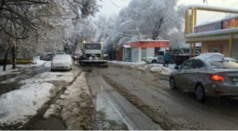 Снег в Алматы