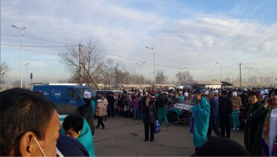 Ложная бомба в ГКБ Алматы