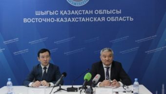 Аким Семея на пресс-конференции