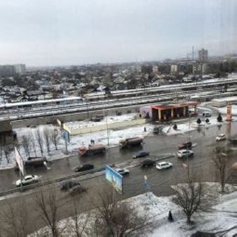 Аномальный дождь вызвал потоп на улицах Семея