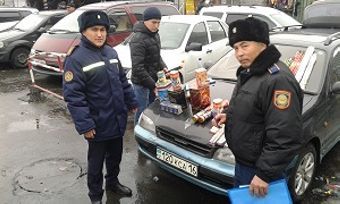 Рейд по пиротехнике в Семее