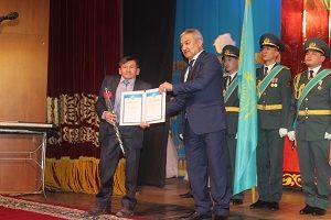 Торжественное собрание городского актива в Семее