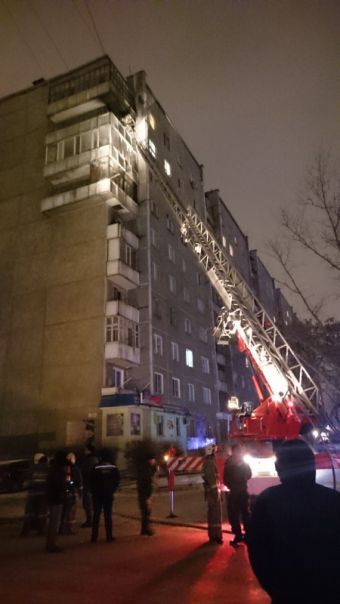 Тушение пожара в Семее