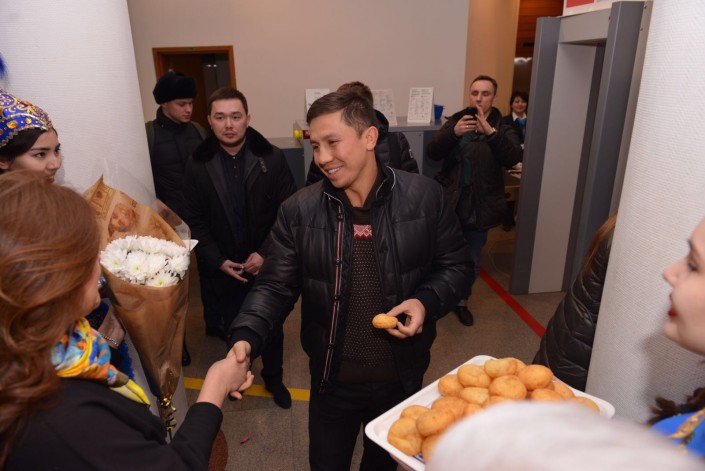 Встречают Головкина