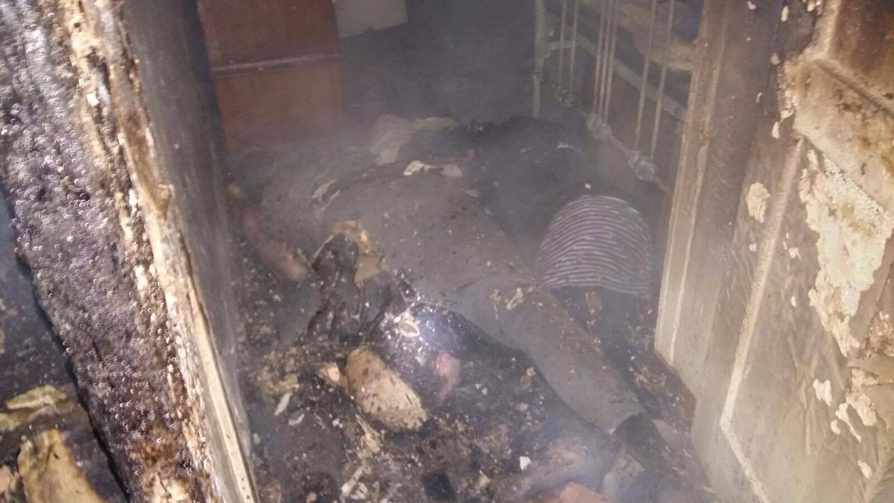 Пожар в Алматы
