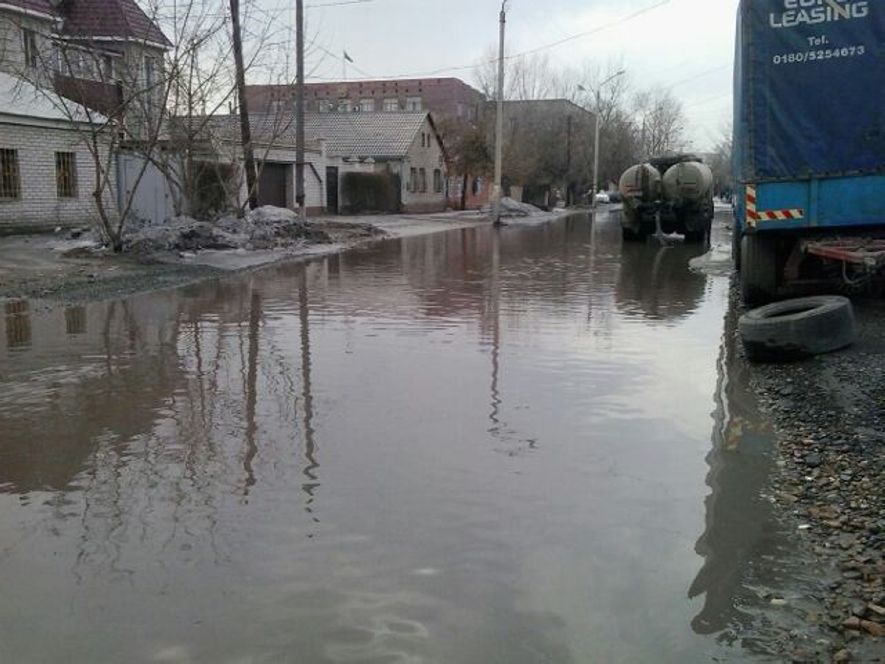 Семей топит талыми водами
