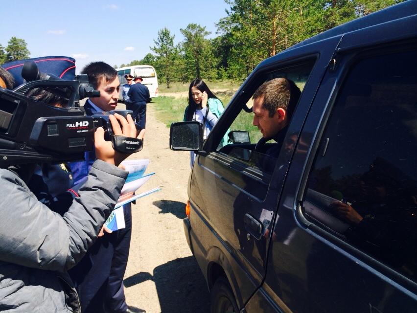 акция «Приемная на дороге»