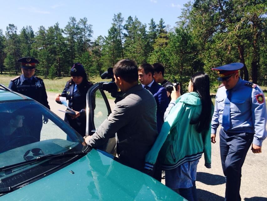 акция «Приемная на дороге»