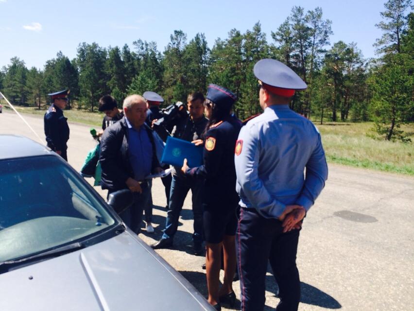 акция «Приемная на дороге»