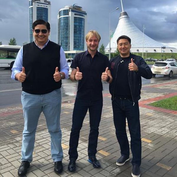 Евгений Плющенко в Астане