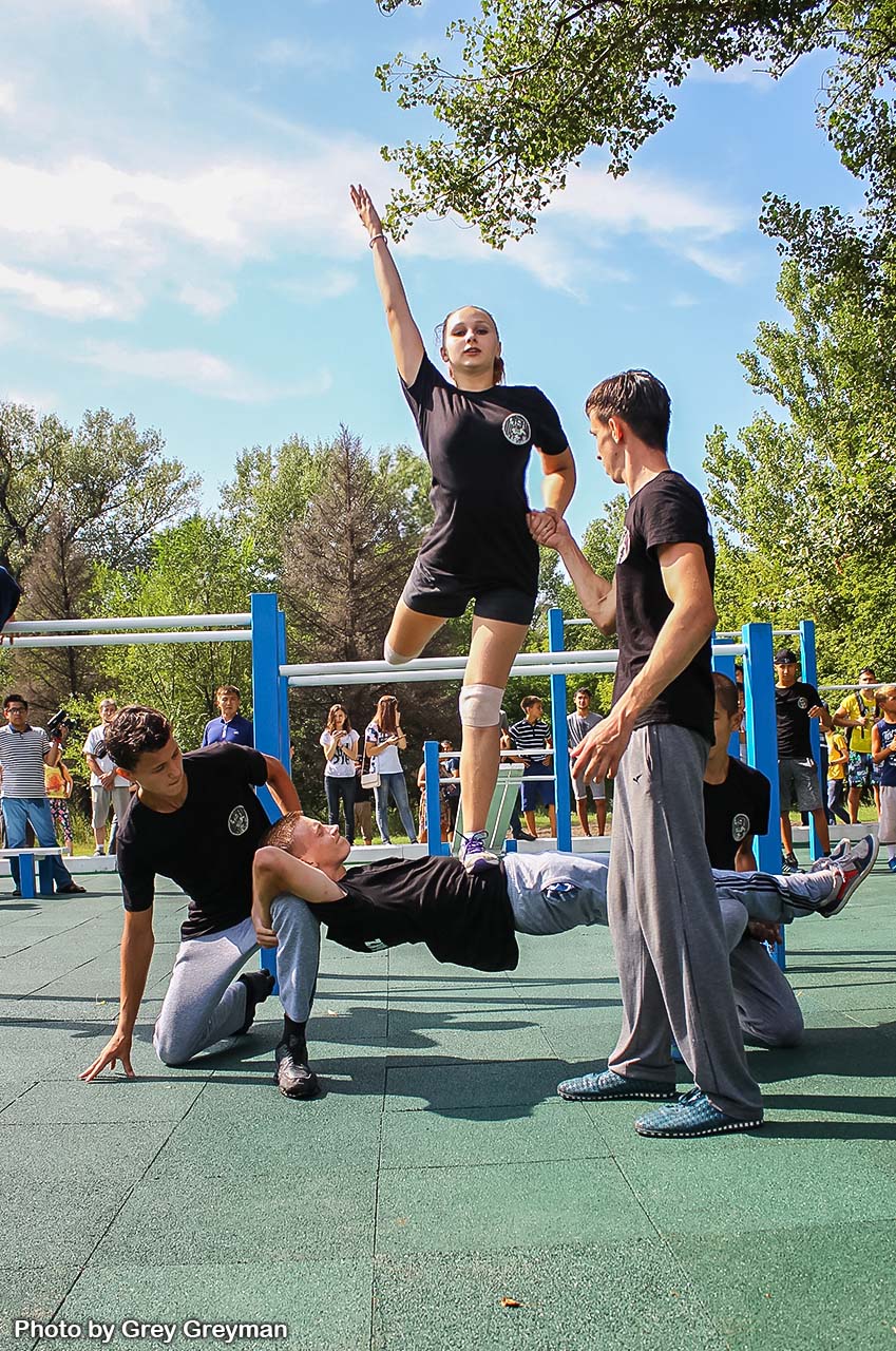 Открытие Street Workout площадки в Семее