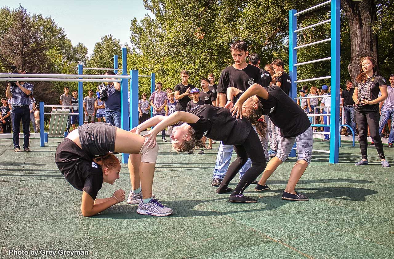 Открытие Street Workout площадки в Семее