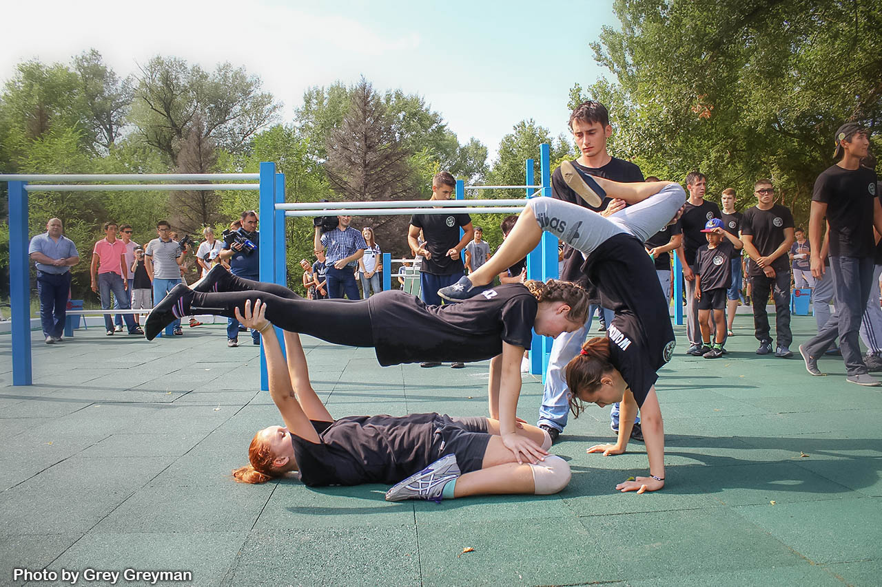 Открытие Street Workout площадки в Семее