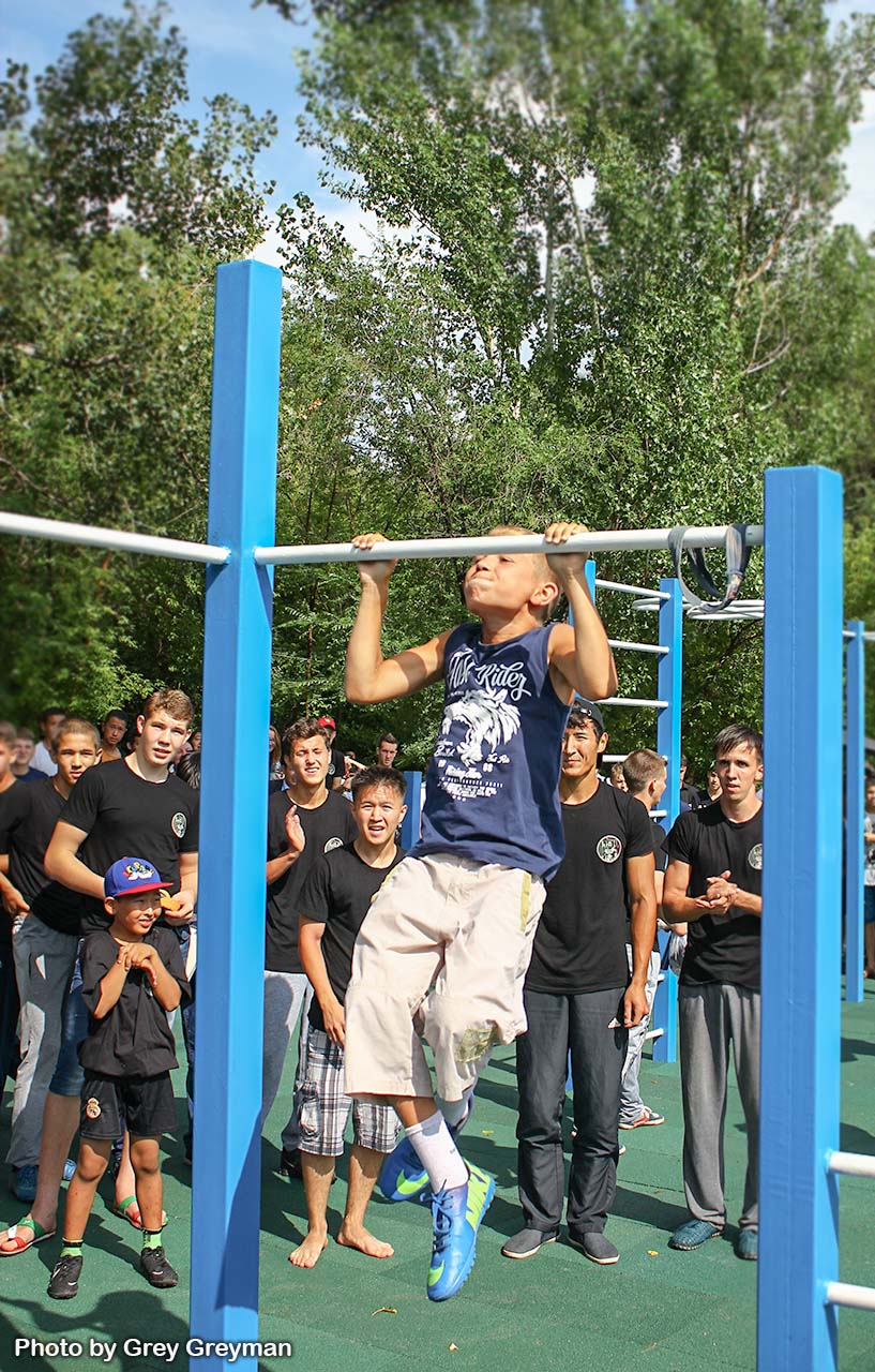Открытие Street Workout площадки в Семее