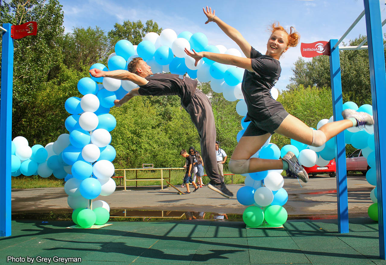 Открытие Street Workout площадки в Семее