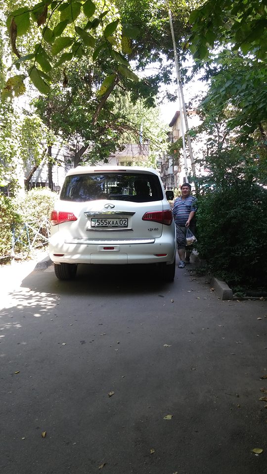 Хозяйку «Infiniti» наказали в Алматы благодаря сообщению в соцсетях