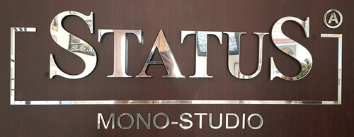 логотип «STATUS», моно-студия