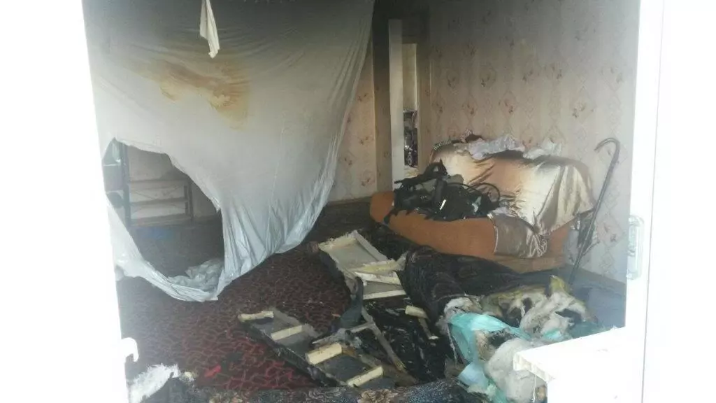 пожар в Семее