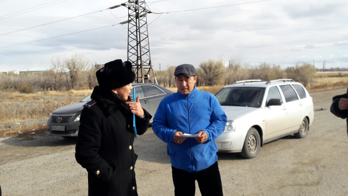 В Семее состоялась республиканская  акция «Приемная на дороге»