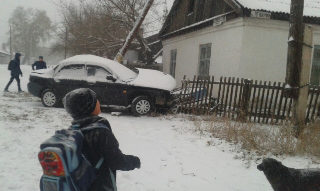 снежный коллапс в Семее