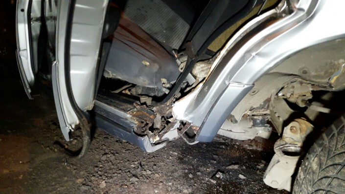 В Алматы 2 человека пострадали  в жуткой аварии
