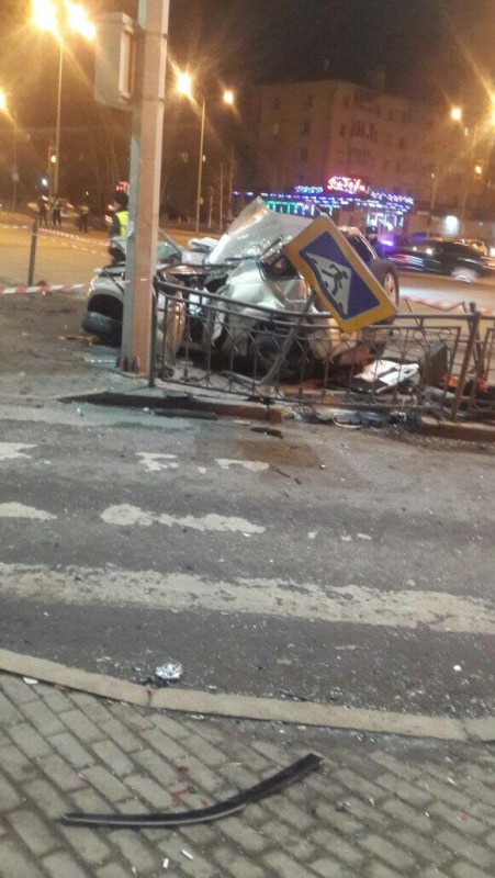 В Астане в жуткой аварии пострадали 4 человека