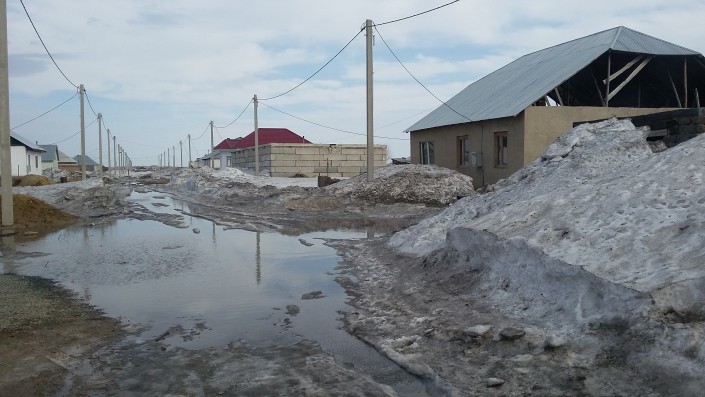 Семей затапливается талой водой четвертые сутки
