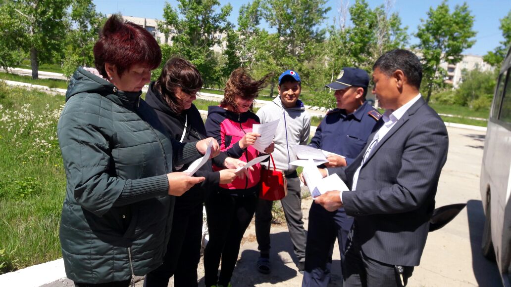 В Семее состоялась республиканская  акция «Приемная на дороге» 