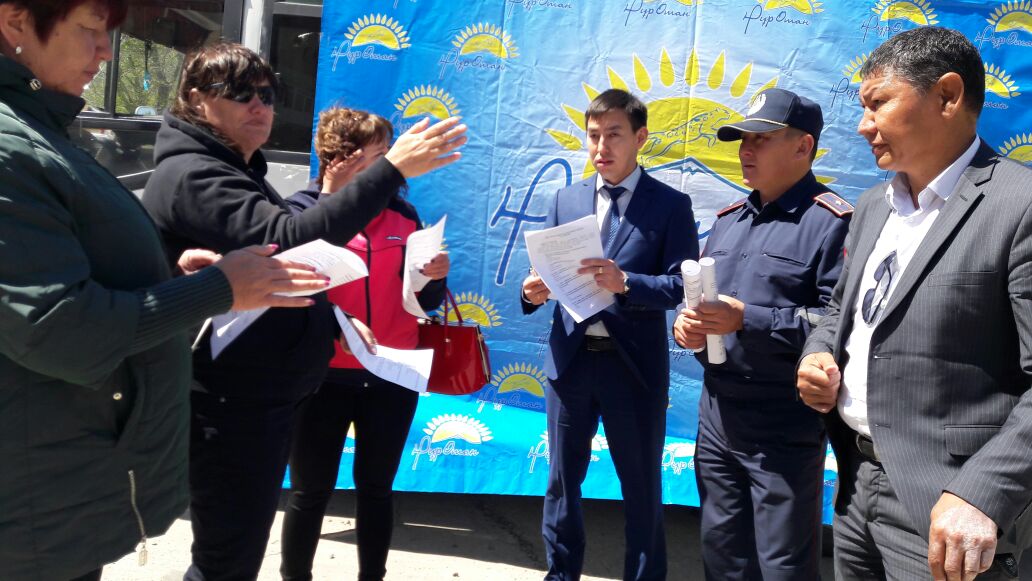В Семее состоялась республиканская  акция «Приемная на дороге» 