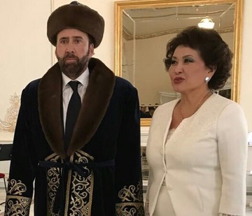 Николас Кейдж в Астане