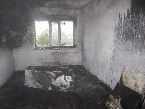пожара в общежитии Минобороны