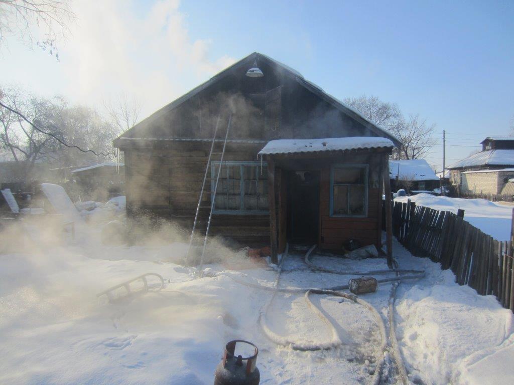 пожар в Семее