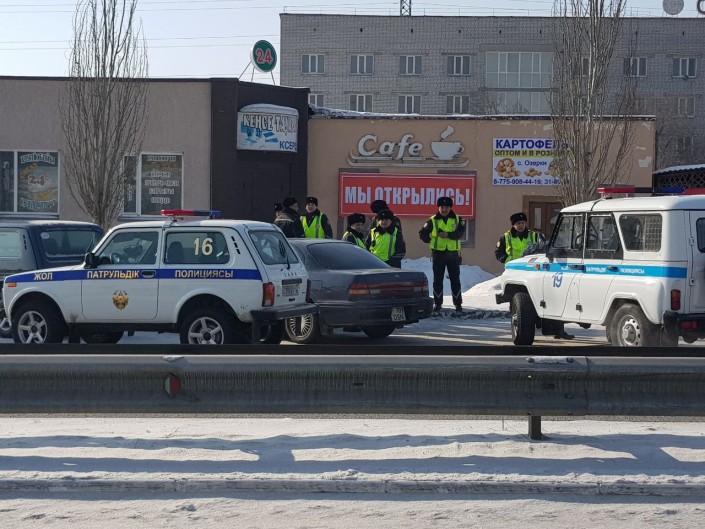 задержание автоугонщика в Семее