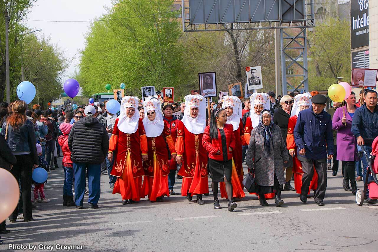 День Победы в Семее