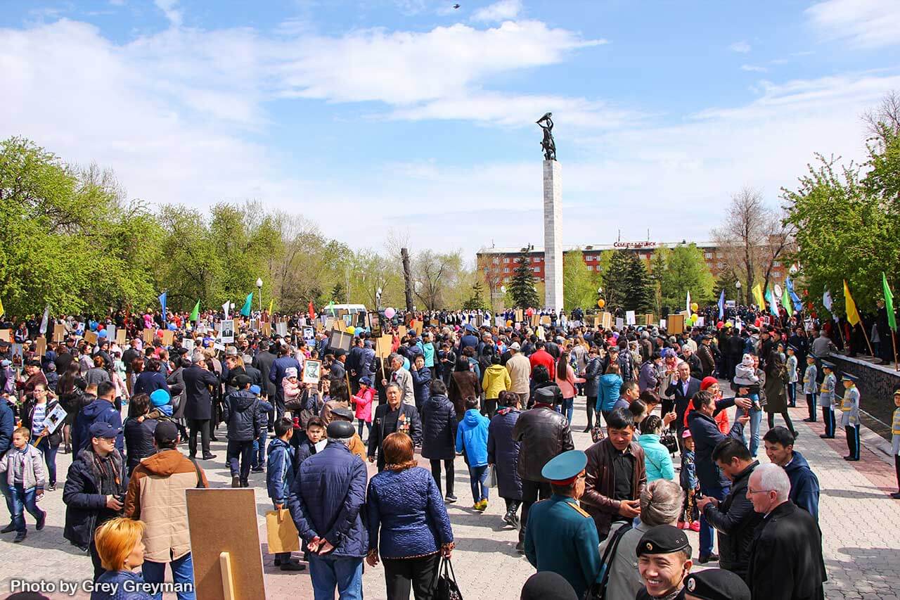 День Победы в Семее
