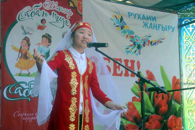 В Семее провели первый в республике детский Сабантуй