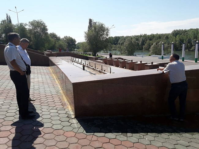 фонтан в Семее