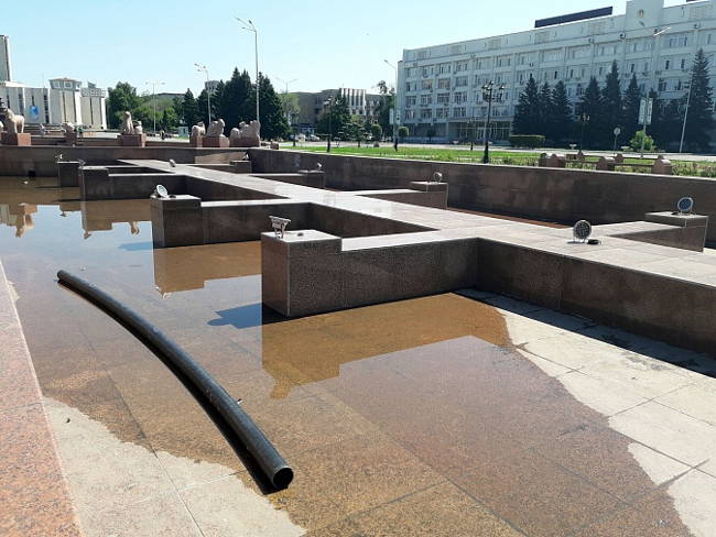 фонтан в Семее