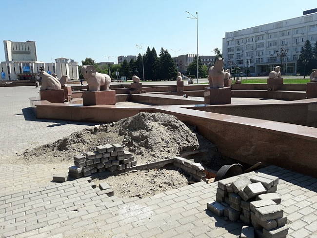 фонтан в Семее