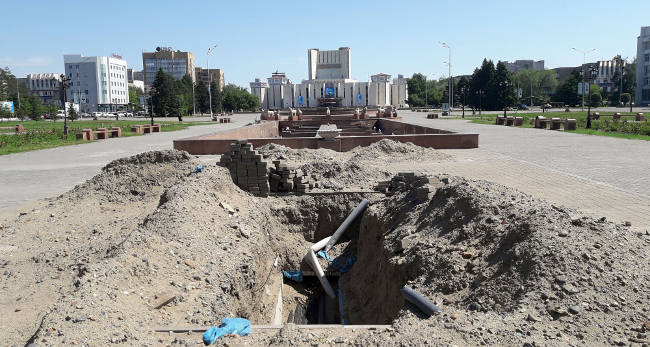 фонтан в Семее