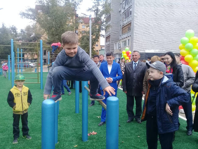 В Семее открыта очередная площадка для занятий Street Workout