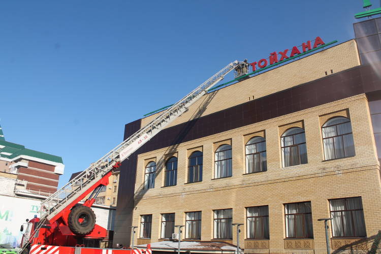 В Семее проведено пожарно-тактическое учение