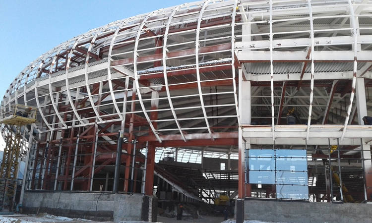 Спорткомплекс «Абай Арена» в Семее планируют сдать в декабре этого года