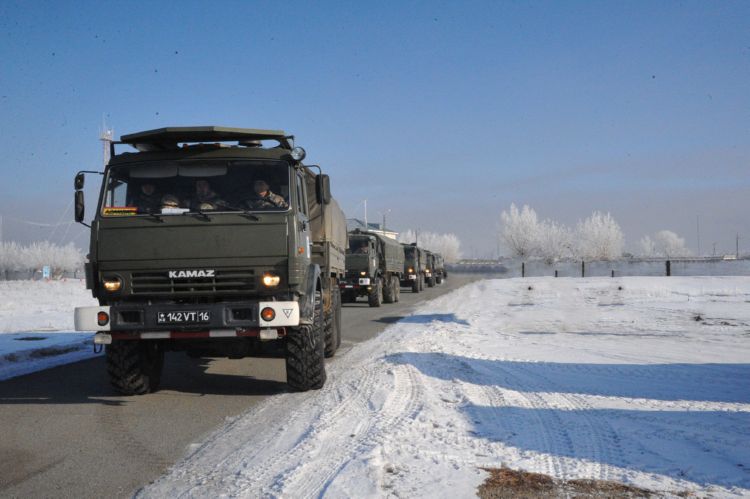 Военнослужащие регионального командования «Восток» приступили к сдаче комплексной проверки «Алтын Жебе»